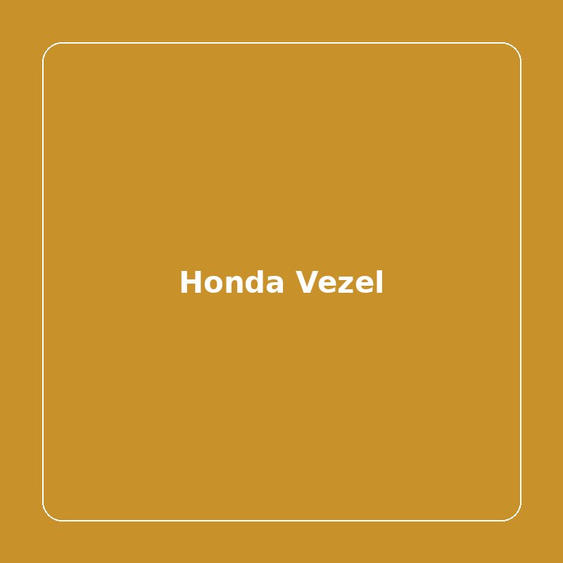 2015 Honda Vezel Hybrid — Auction